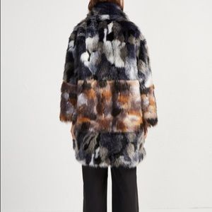 French Connection Faux Fur Coat